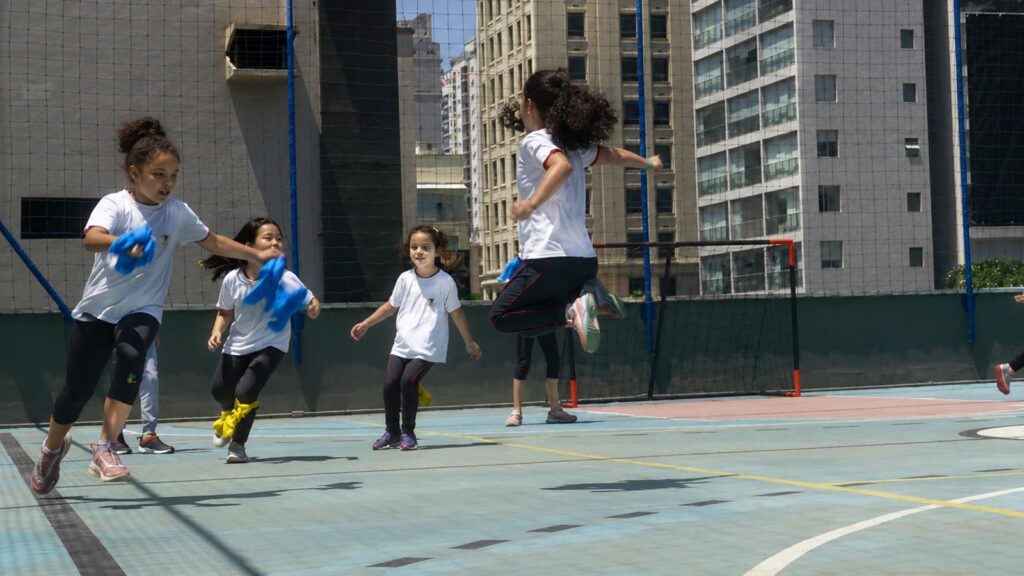 Quadra esportiva da escola GIS São Paulo