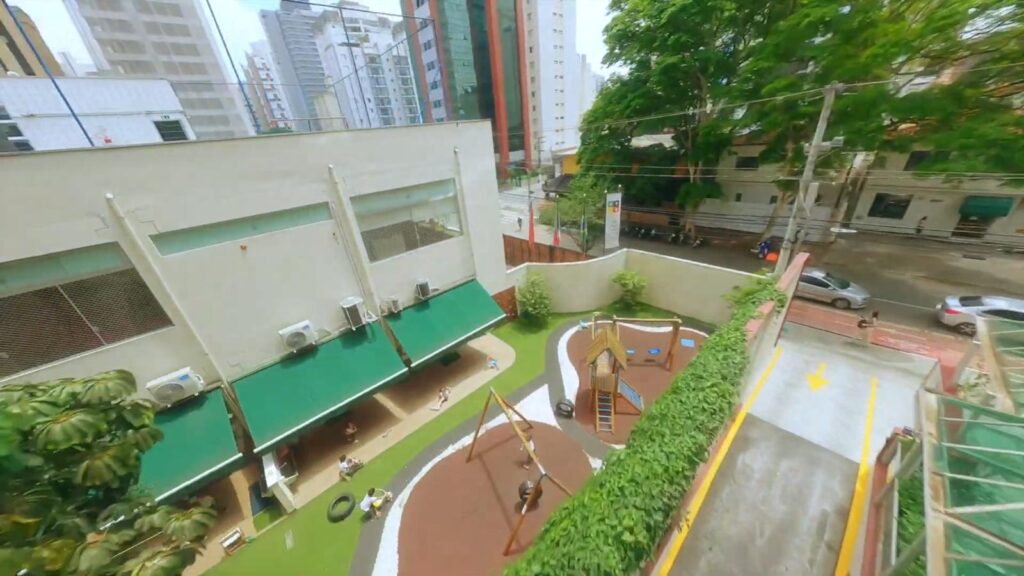 Fota aérea da Escola Bilíngue e Internacional GIS São Paulo